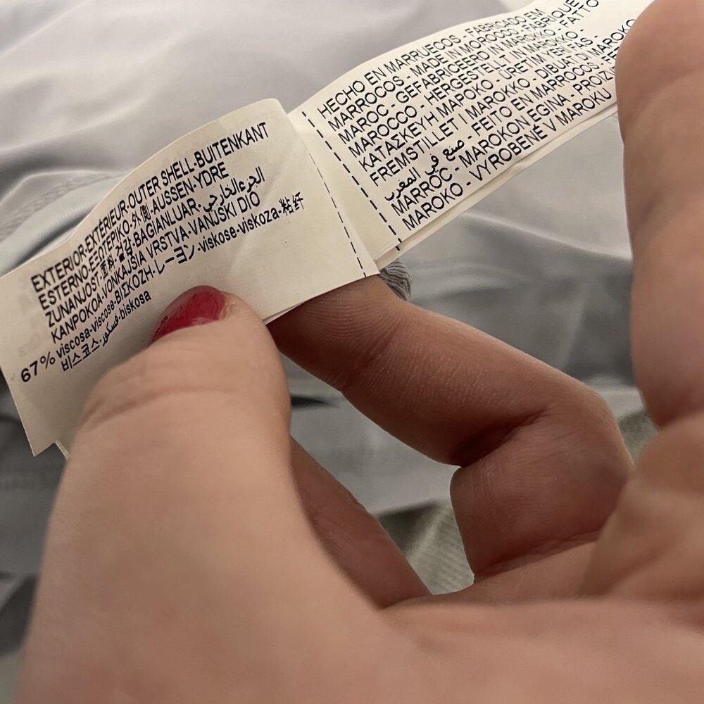 Zara Womens Metallic Thread Midi Dress Medium Silver Straight Neck 1131/821 NWT - Picture 12 of 16